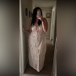 Boho Spaghetti Strap Long Maxi Dress with Pockets
